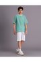 Senior Boys Green Embellished T-Shirt - 2