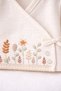 10-Piece Moon Flower Embroidered Muslin Newborn Girl Baby Hospital Release Set/100% Cotton Muslin Baby Girl Zibin Set - 7