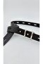 Front-Tie Double Buckle Bitter Brown Women's Belt, Jacket Belt, Dress Belt - 3