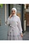 Layered Dress with Belt - 4