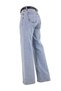 Women's Plus Size Snow Wash Wide Leg Jean Pants – High Waist Comfort Fit Loose Leg Long Length Stretch Denim - 4
