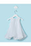 Infant Girls White Sleeveless Bow Dress - 4
