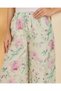 Women Cream Floral Wide leg Trouser - 4