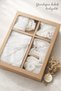 10-Piece Moon Flower Embroidered Muslin Newborn Girl Baby Hospital Release Set/100% Cotton Muslin Baby Girl Zibin Set - 8