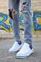 Mn075 - Cbt Signature Men's Shoes White / Sax Blue