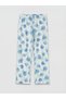 Shirt Collar Floral Women's Pajamas Set - 7