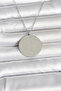 316L Steel Silver Color Ayetel Kursi and Allah Written Necklace