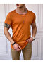 Slim Fit Oval Kesim Pamuk Basic Tshırt - 2