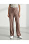 Women Taupe Wide Leg Active Pants