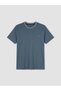Giyçık Storeden Indigo Standard Fit Men's Shorts Pajama Set - 2