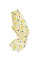 Girls' Pajama Set Summer Milan Fabric Lemon Pattern Short Sleeves with Ruffle Detail Shirt Collar - 6