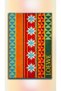 Sdt Orange Toned Geometric Floral Stylish Woven Base Decorative Carpet Sdt742 - 3