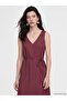 Pink V-Neck Modal Blend Dress - 2