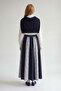 Blue Plaid Detailed Waist Gathered Skirt - 4
