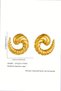 Gold Color Steel Vintage Croissant Earrings - 2