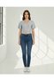 Women Gold Shimmer Short Sleeve Knit Top - 2