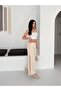 Women's Modal Side-Slit Lace Palazzo Trousers - 4