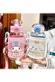 Kawaii Kids Water Bottle with Strap 720ml – Cute Character Portable Drink Container - 3