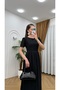 Embroidered Lined Dress - 4