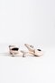 Antibes Premium Beige Patent Leather Heeled Shoes - 4