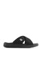 Men's Cross Strap Sports Slippers Ss001-0598 Black