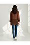 Women Brown Long Sleeve Woven Shirt - 3