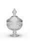 Large Capacity Glass Sugar Container with Lid Multipurpose Storage for Sugar Coffee 25 x 15 cm