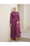 Embroidered chiffon dress