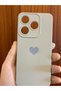Redmi 13 Heart Printed Velvet Inside Premium Silicone Phone Case (Blue) - 5
