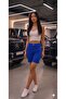 Mini Shorts with Vertical Nevrür Stitching Detail, Slim High Waist, Lycra Stretchable - 6