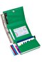 Women's Mechanical Card Holder and Wallet - Green - 3