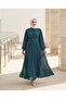 Embroidered chiffon dress - 8