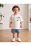 Children's T-Shirt Oversize Printed Short Sleeve Cotton Casual Comfortable Fit - 2