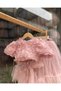 Lily co girl's skirt set with rose detail - 2 piece set - 6