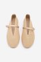 Women's Mary Jane Hand Knitted Strappy Casual Lovesa Beige - 7