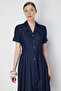 Beli Belted Short Sleeve Midi Dress - 3