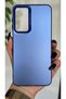 Samsung Galaxy A16 Compatible Blue Color Gradient Matte Silicone Case with Camera Frame Luxury Electro