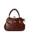 Women's Small Size Three-Compartment Gold Detailed Handbag 2900 Std Tan
