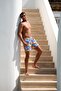 Quick-Drying Patterned Men's Swim Shorts with Pockets-26141 - 6