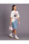 Senior Girls Blue Denim Skirt - 5