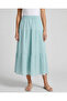 Women Teal Tiered Skirt