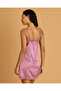 Women Pink Satin Chemise - 3