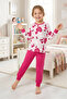 Girl's 100% Cotton Pajama Set 4-11 Years 12628 - 3