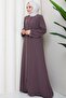 Pleated Back Ferace Mink Hm2906 - 8