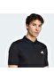 Workout Essentials Men's Black Polo T-Shirt (Ka3563) - 4