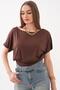 Women's Short Sleeve Boat Neck Blouse 260484 - 2