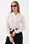 Women's Front Tie Detailed Striped Shirt 260503 - - 2