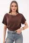 Women's Short Sleeve Boat Neck Blouse 260484