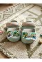 Boys & Girls Sandals Ultra Soft Flexible Non-Slip Sole Figured Summer Model Slippers Pastel Green Camel - 6