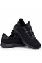 Women's Laceless Sneaker Black Lightweight Comfortable Casual Sports Shoes Black